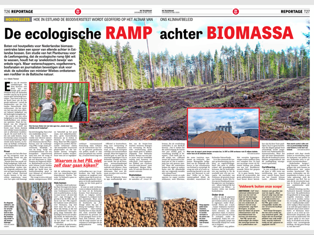de ecologische ramp achter biomassa